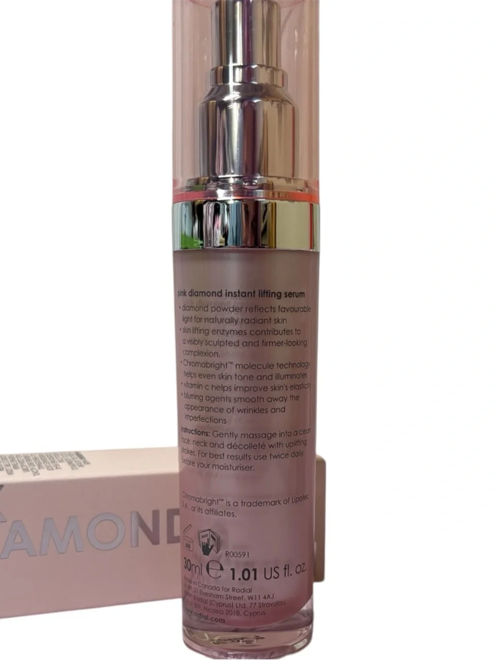 RODIAL Pink Diamond Instant Lifting Serum Full Size‎ NIB